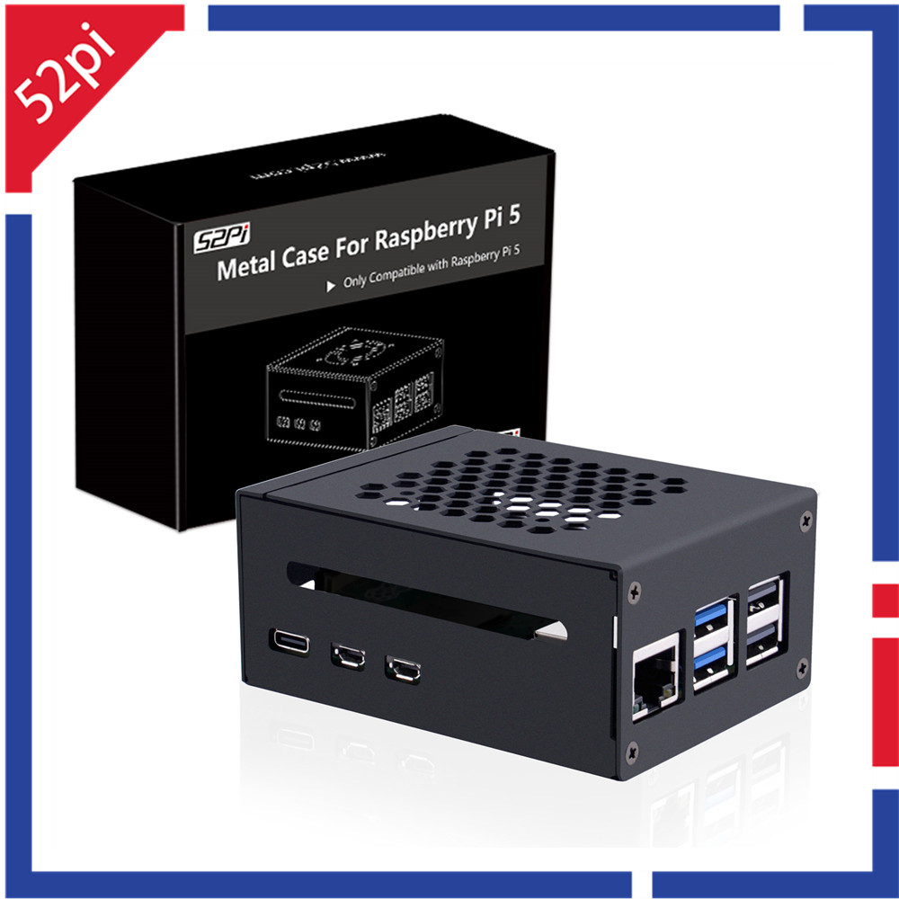 Argon One V3 M.2 Nvme Case - Caja de metal Raspberry Pi 5