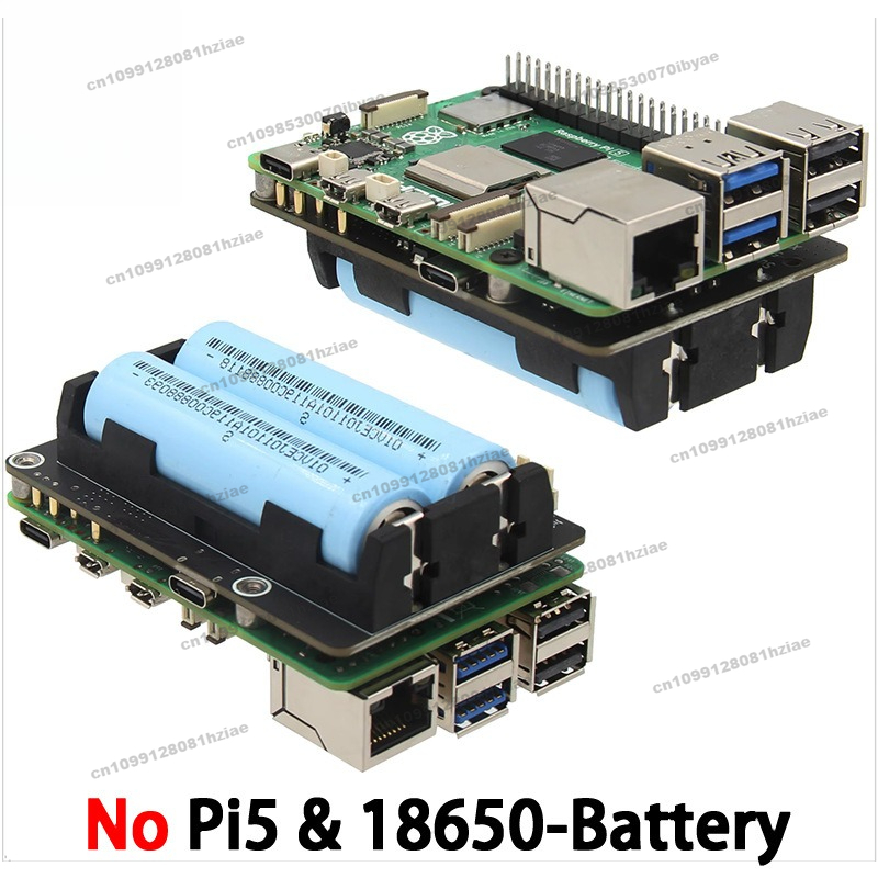 Raspberry Pi Uninterrupted Power Supply Ups 18650 - Para X1200 Raspberry Pi 5 UPS