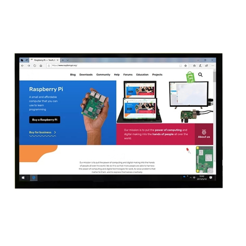 Raspberry Pi 10.1 Inch Capacitive Touch Screen Ips - Pantalla LCD IPS de 10,1 pulgadas
