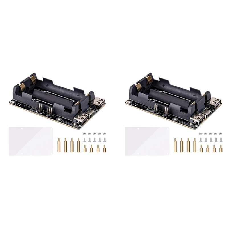 AA08-2X Para Raspberry Pi 4, F - Raspberry Pi Uninterrupted Power Supply Ups 18650 reseña y precio