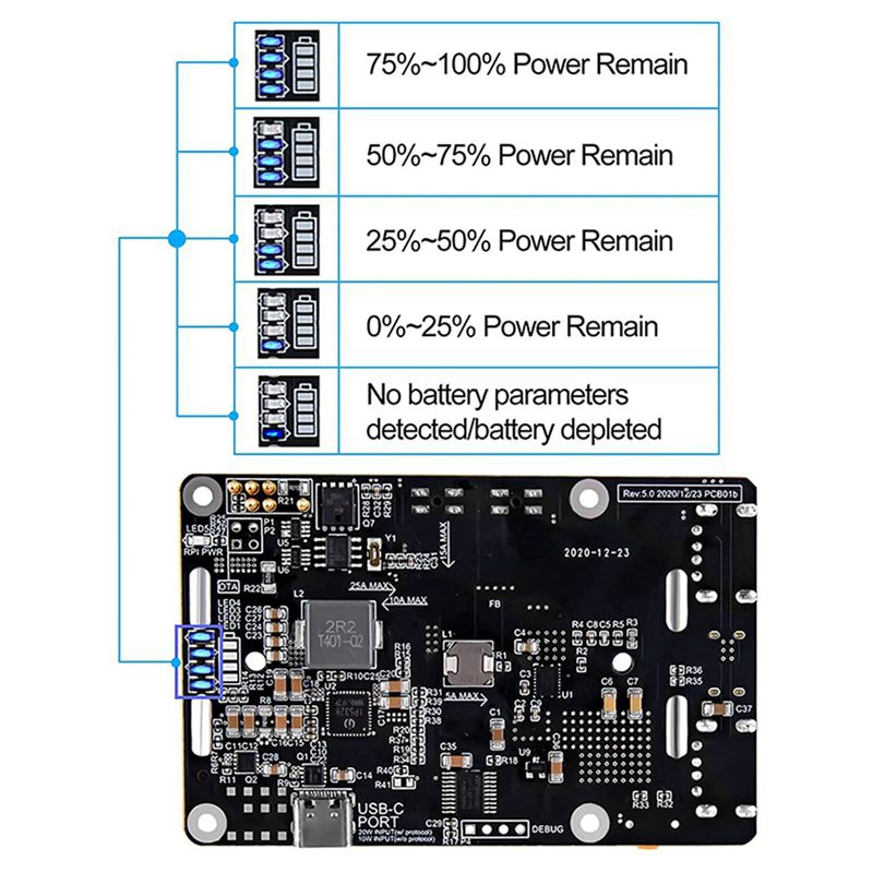 Fuente de Alimentación UPS 2X  - Raspberry Pi Uninterrupted Power Supply Ups 18650 reseña y precio
