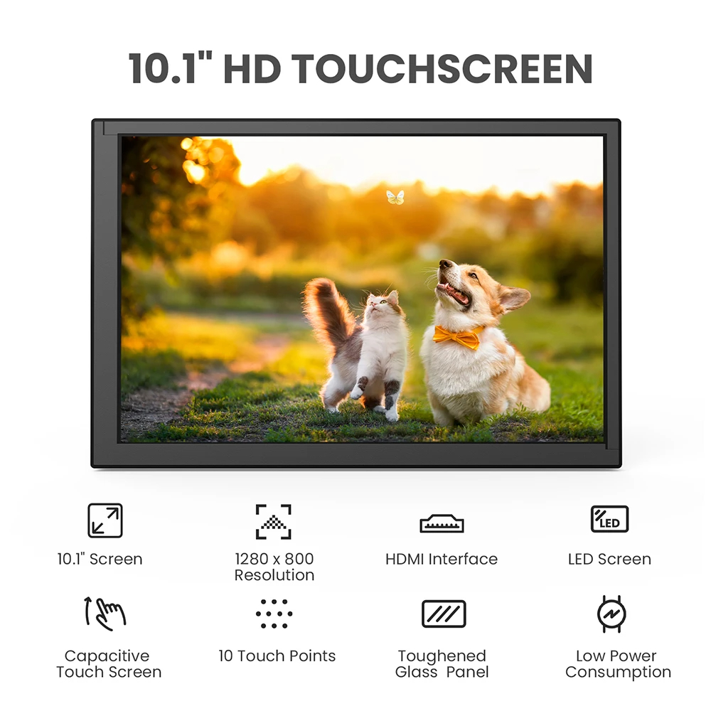 Pantalla táctil capacitiva Eyo - Raspberry Pi 10.1 Inch Capacitive Touch Screen Ips reseña y precio