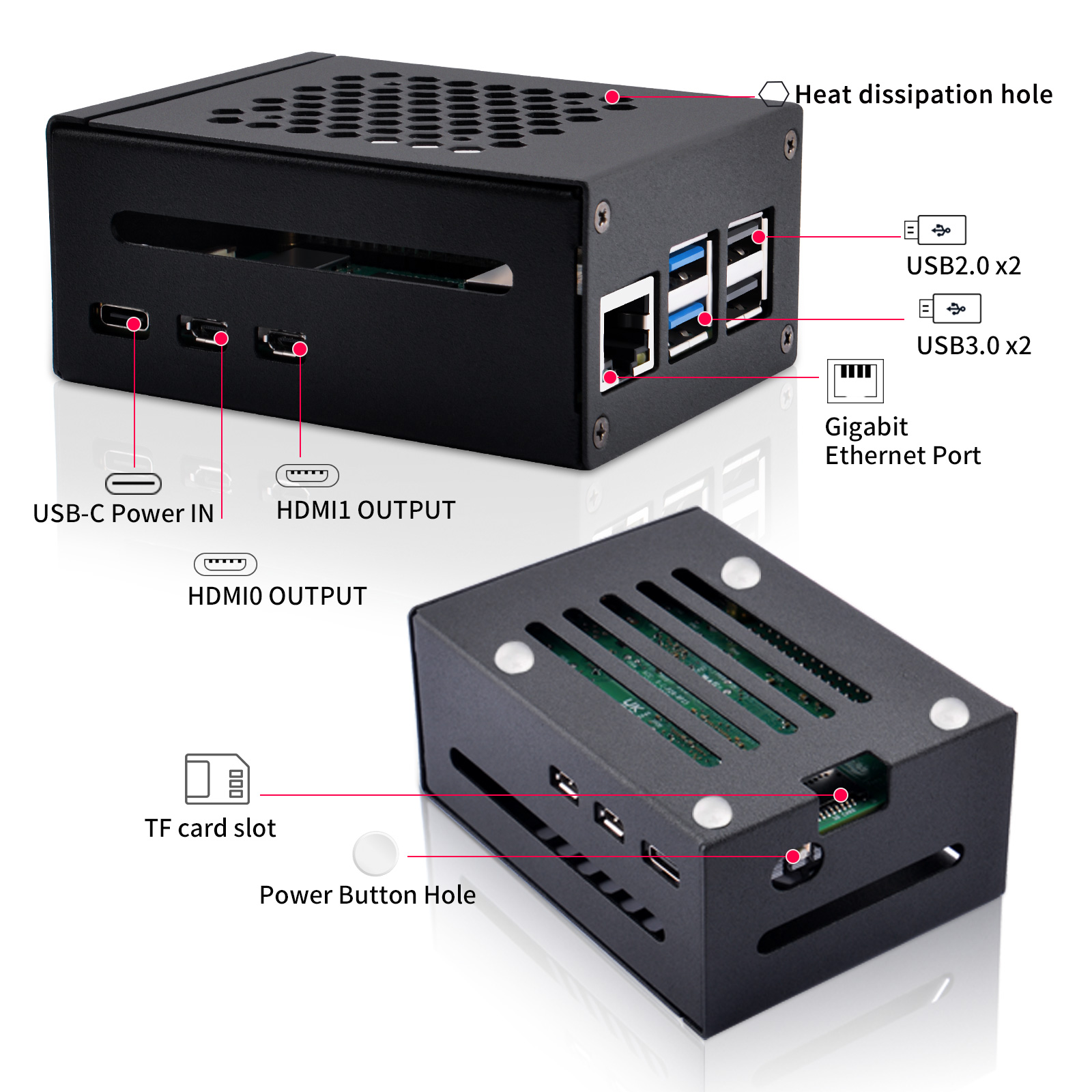 Caja de metal Raspberry Pi 5 d - Argon One V3 M.2 Nvme Case reseña y precio