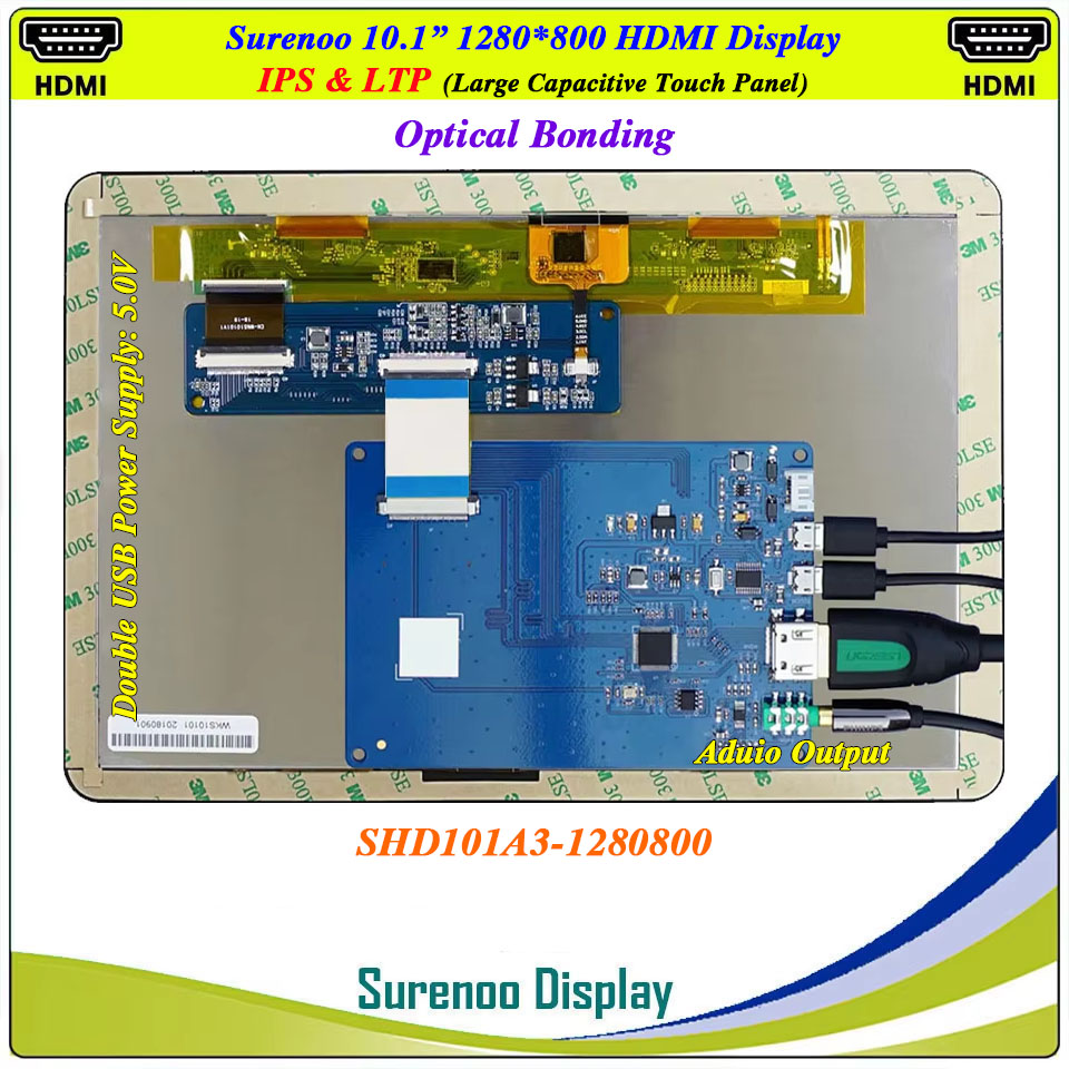 Pantalla LCD de 10.1 pulgadas  - Raspberry Pi 10.1 Inch Capacitive Touch Screen Ips reseña y precio