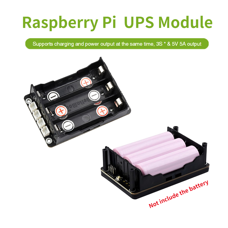 Raspberry Pi 5 UPS HAT Compati - Raspberry Pi Uninterrupted Power Supply Ups 18650 reseña y precio